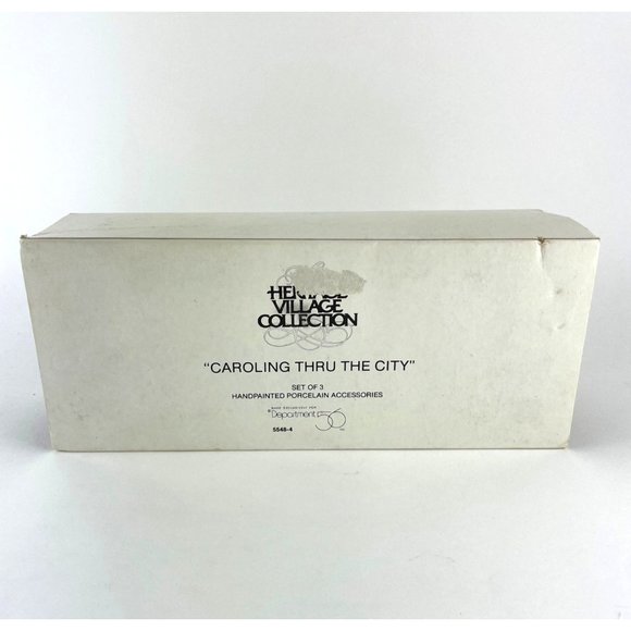 Christmas - DEPT. 56 - CAROLING THROUGH THE CITY - Original Box - Picture 5 of 6